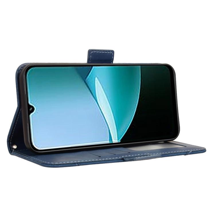 For Redmi 15C 5G / 4G EU 173mm / Poco C85 5G Skin Feel Calf Texture Card Slots Leather Phone Case