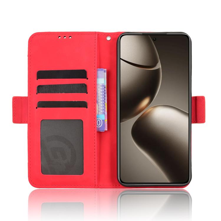 For Xiaomi 15T 5G Skin Feel Calf Texture Card Slots Leather Phone Case