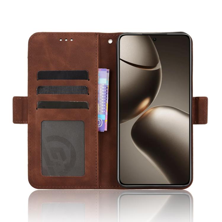 For Xiaomi 15T 5G Skin Feel Calf Texture Card Slots Leather Phone Case