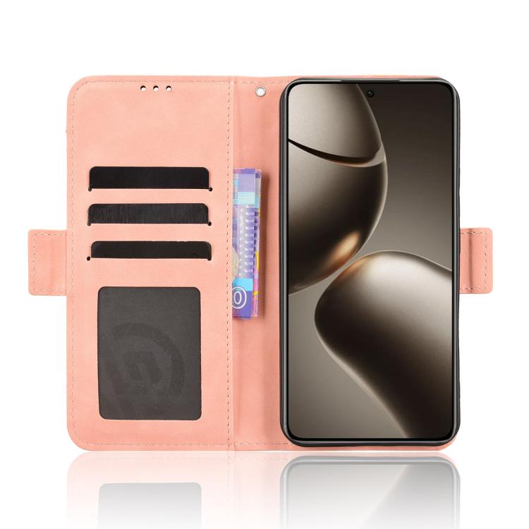 For Xiaomi 15T Pro 5G Skin Feel Calf Texture Card Slots Leather Phone Case