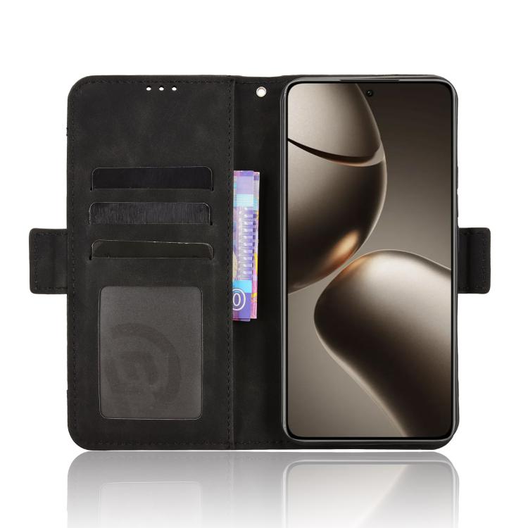 For Xiaomi 15T Pro 5G Skin Feel Calf Texture Card Slots Leather Phone Case