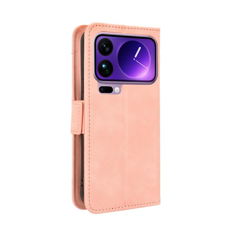 For Xiaomi 17 Pro Max Skin Feel Calf Texture Card Slots Leather Phone Case