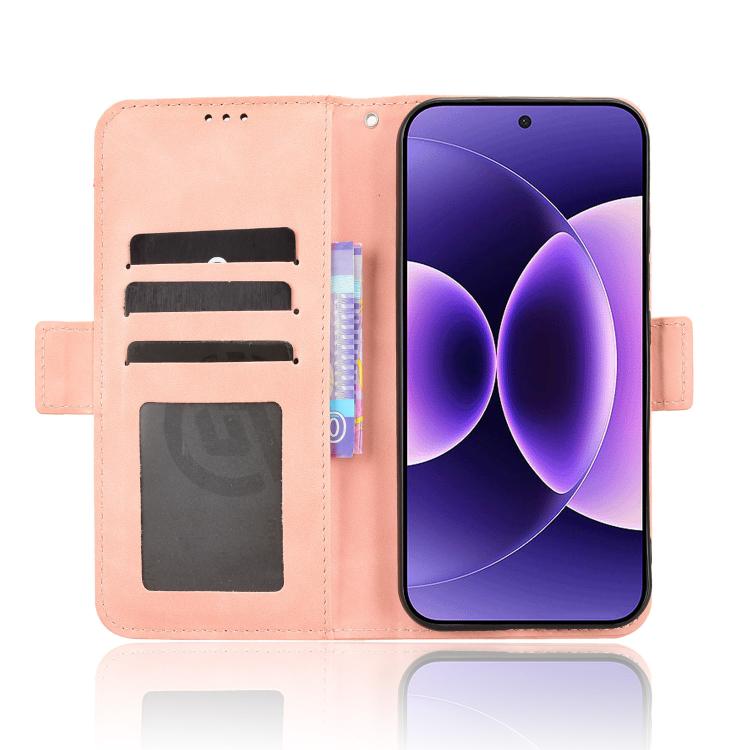 For Xiaomi 17 Pro Max Skin Feel Calf Texture Card Slots Leather Phone Case