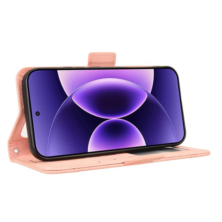 For Xiaomi 17 Pro Max Skin Feel Calf Texture Card Slots Leather Phone Case