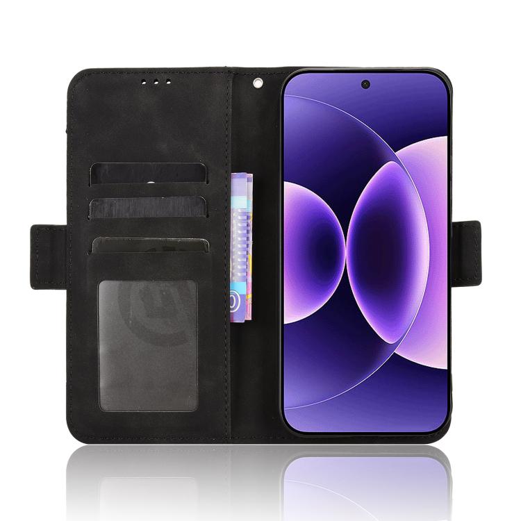 For Xiaomi 17 Pro Max Skin Feel Calf Texture Card Slots Leather Phone Case