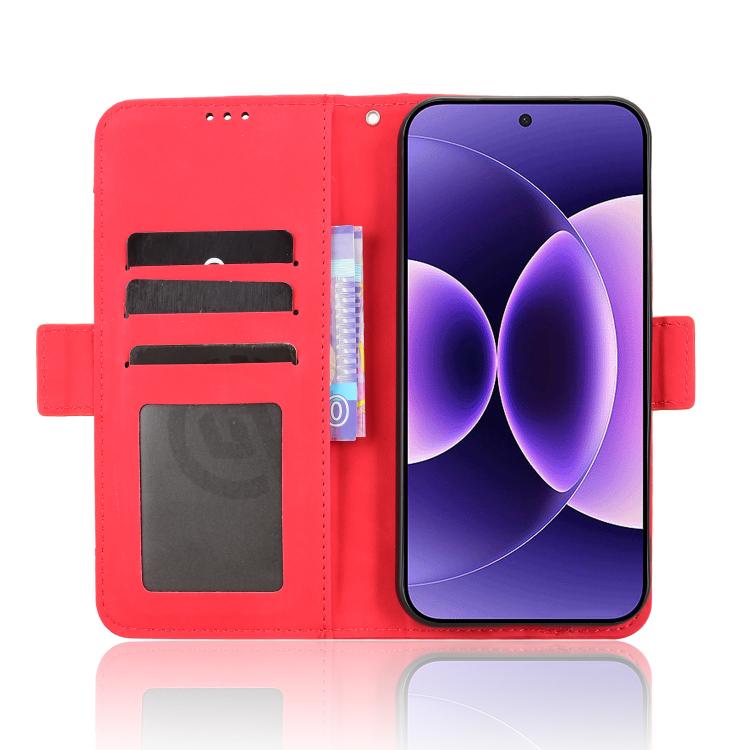 For Xiaomi 17 Pro Max Skin Feel Calf Texture Card Slots Leather Phone Case