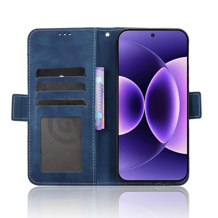For Xiaomi 17 Pro Max Skin Feel Calf Texture Card Slots Leather Phone Case