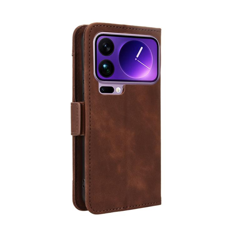 For Xiaomi 17 Pro Max Skin Feel Calf Texture Card Slots Leather Phone Case
