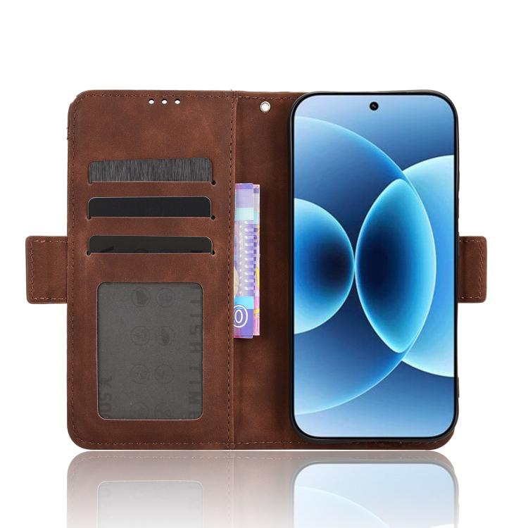 For Xiaomi 17 Skin Feel Calf Texture Card Slots Leather Phone Case