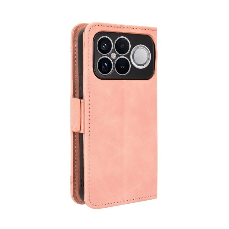 For Redmi K90 Pro Max 5G / Poco F8 Ultra Skin Feel Calf Texture Card Slots Leather Phone Case