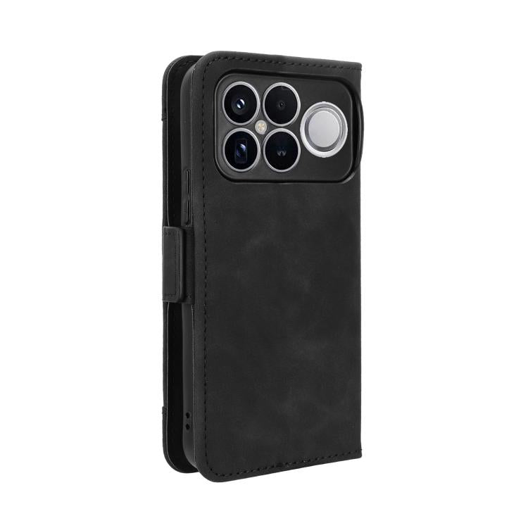 For Redmi K90 Pro Max 5G / Poco F8 Ultra Skin Feel Calf Texture Card Slots Leather Phone Case
