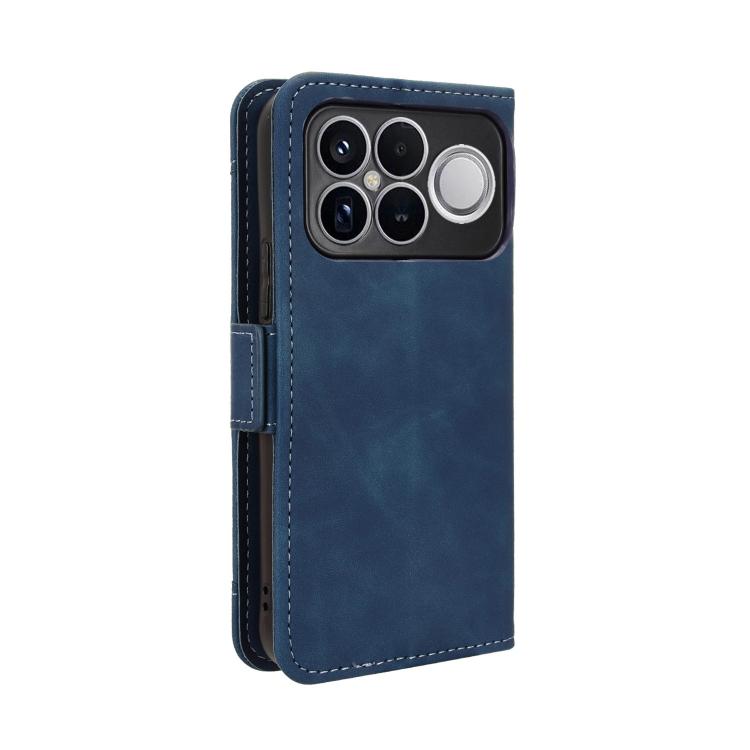 For Redmi K90 Pro Max 5G / Poco F8 Ultra Skin Feel Calf Texture Card Slots Leather Phone Case