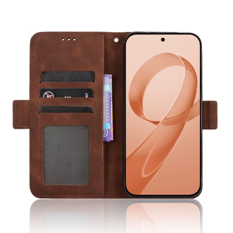 For Redmi K90 Pro Max 5G / Poco F8 Ultra Skin Feel Calf Texture Card Slots Leather Phone Case