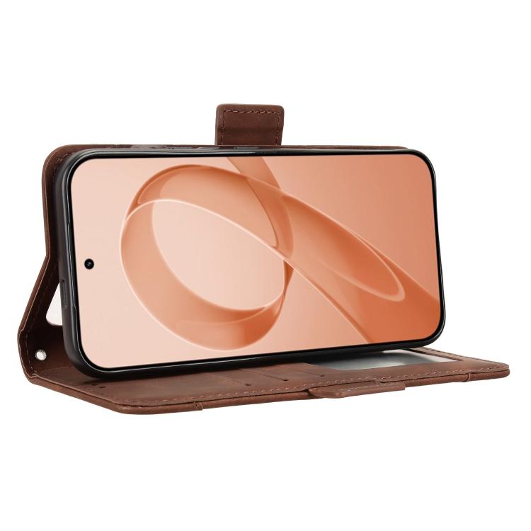 For Redmi K90 Pro Max 5G / Poco F8 Ultra Skin Feel Calf Texture Card Slots Leather Phone Case