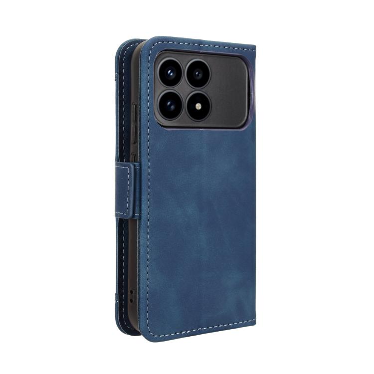 For Redmi K90 5G / Poco F8 Pro Skin Feel Calf Texture Card Slots Leather Phone Case