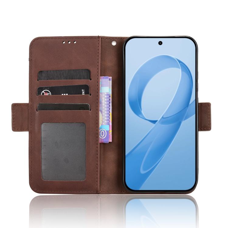 For Redmi K90 5G / Poco F8 Pro Skin Feel Calf Texture Card Slots Leather Phone Case