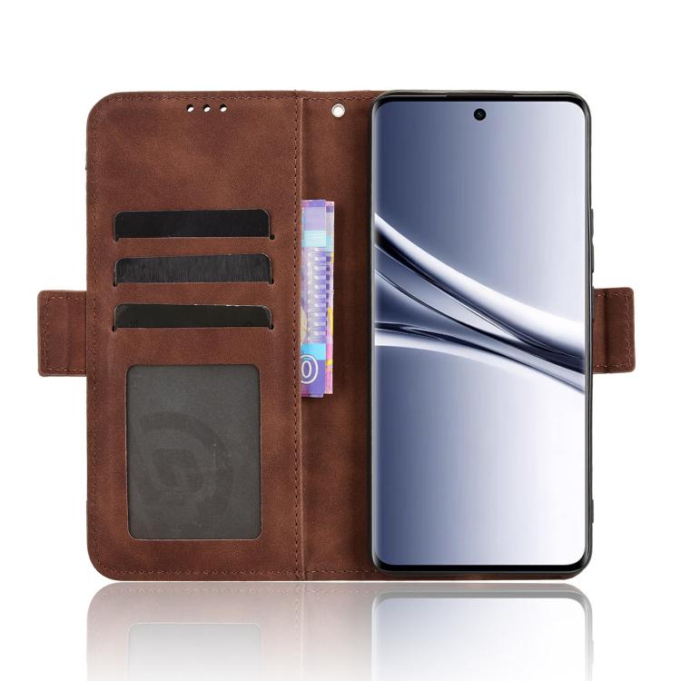 For Redmi Note 15 5G / 4G 164mm / Poco M8 5G Skin Feel Calf Texture Card Slots Leather Phone Case