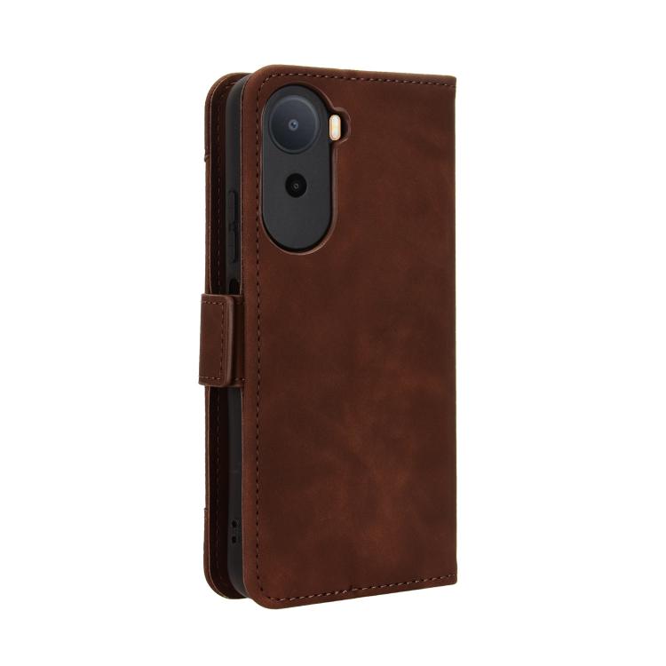 For Redmi A7 Pro 171mm / Poco C85x 5G Skin Feel Calf Texture Card Slots Leather Phone Case