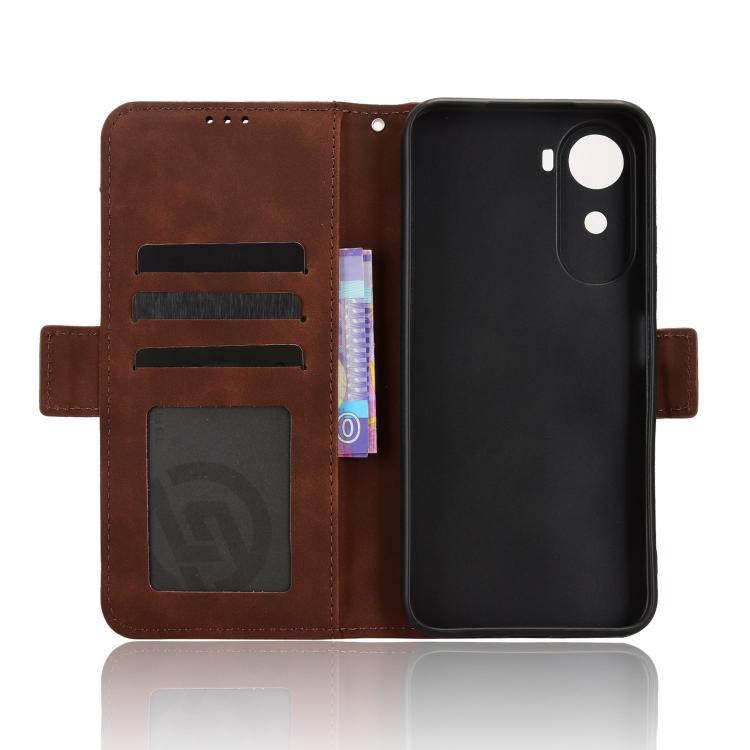 For Redmi A7 Pro 171mm / Poco C85x 5G Skin Feel Calf Texture Card Slots Leather Phone Case