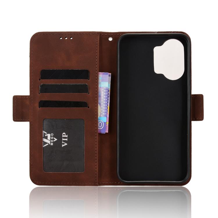 For Redmi Turbo 5 Max 5G / Poco X8 Pro Max Skin Feel Calf Texture Card Slots Leather Phone Case