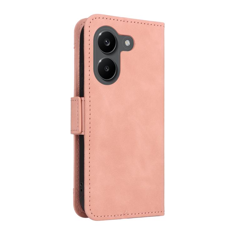 For Redmi Turbo 5 5G / Poco X8 Pro Skin Feel Calf Texture Card Slots Leather Phone Case