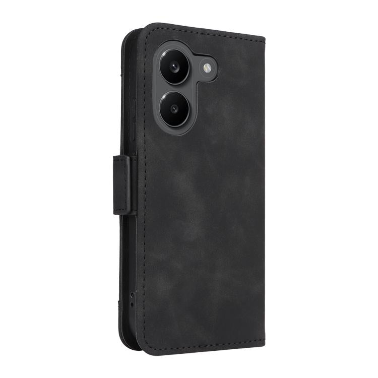 For Redmi Turbo 5 5G / Poco X8 Pro Skin Feel Calf Texture Card Slots Leather Phone Case