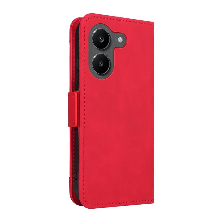 For Redmi Turbo 5 5G / Poco X8 Pro Skin Feel Calf Texture Card Slots Leather Phone Case