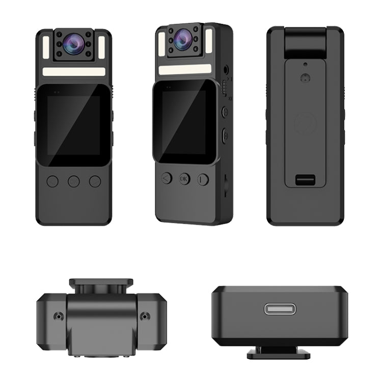 S6 1080P 1.54 inch IPS Screen Multi-function Video Recorder with Infrared Night Vision - Black