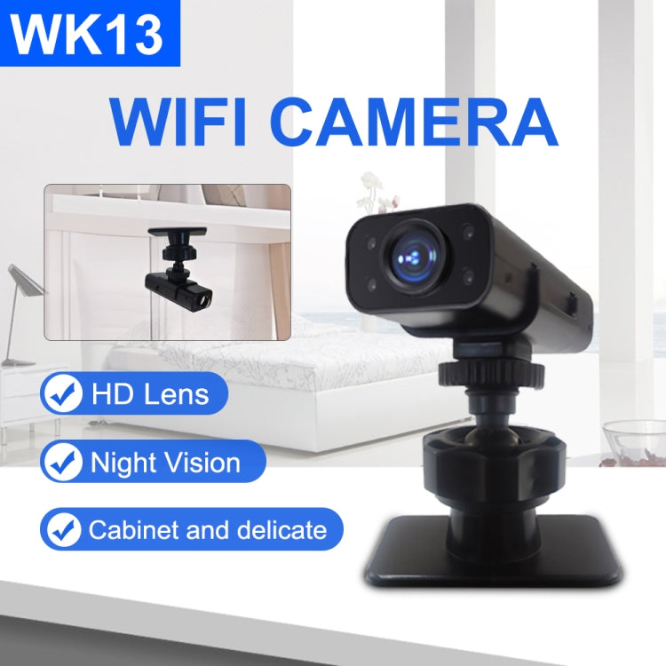 WK13 720P Smart Remote Wifi Camera Supports Infrared Night Vision - Black