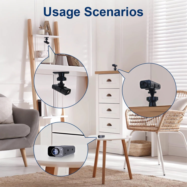 WK13 720P Smart Remote Wifi Camera Supports Infrared Night Vision - Black