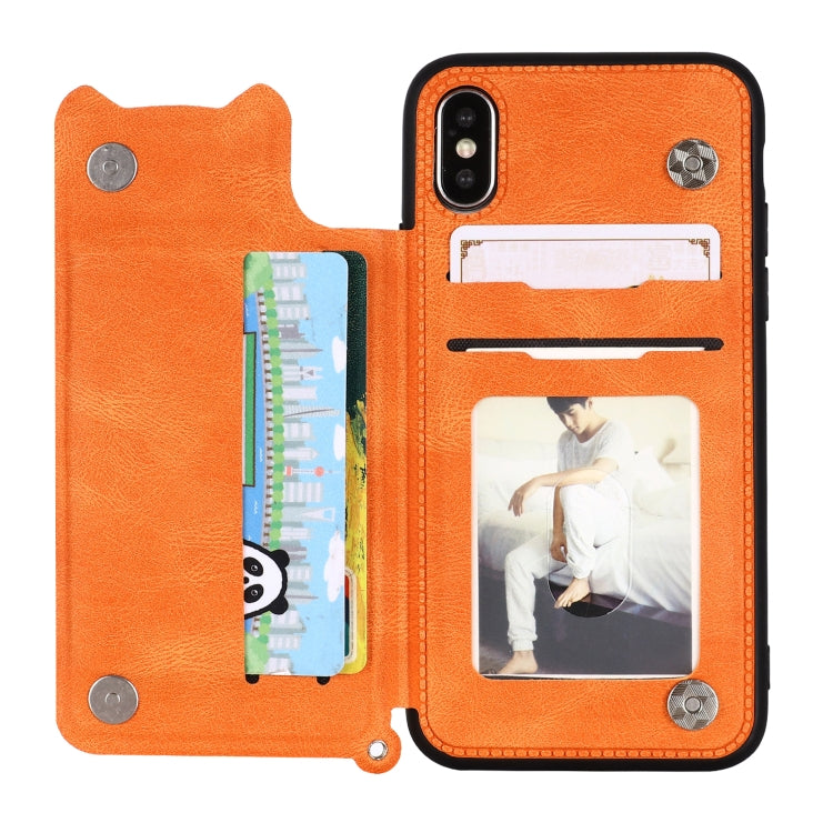 For iPhone XS Max Mandala Embossed PU + TPU Case with Holder & Card Slots & Photo Frame & Hand Strap