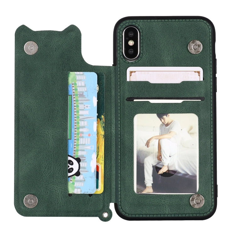 For iPhone XS Max Mandala Embossed PU + TPU Case with Holder & Card Slots & Photo Frame & Hand Strap