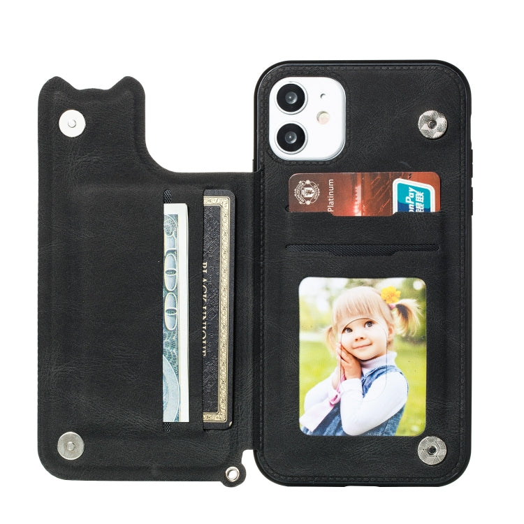 For iPhone 11 Pro Max Mandala Embossed PU + TPU Case with Holder & Card Slots & Photo Frame & Hand Strap