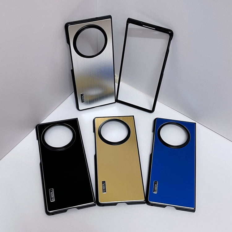For vivo X Fold3 PC Hybrid Aluminum Alloy Brushed Shockproof Phone Case