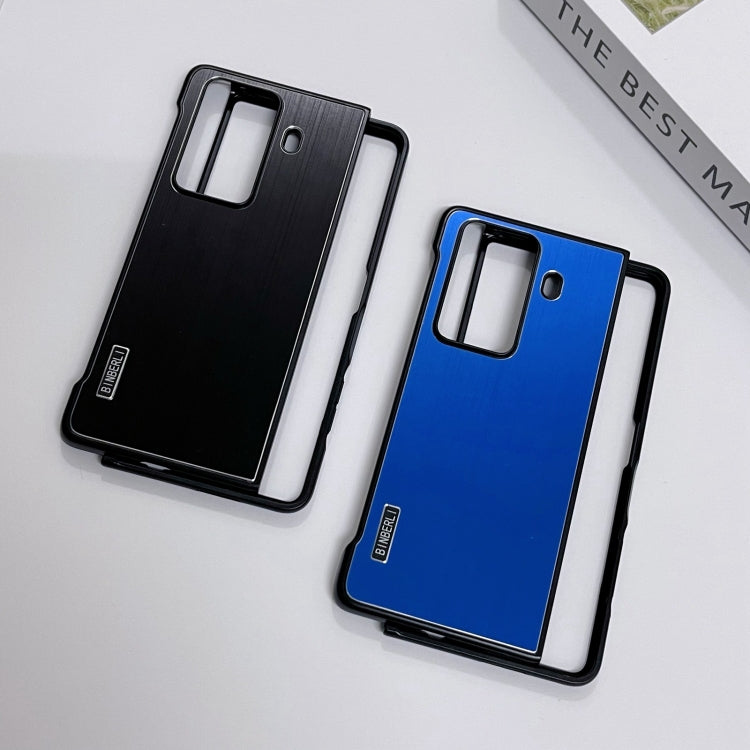 For Honor Magic Vs3 PC Hybrid Aluminum Alloy Brushed Shockproof Phone Case