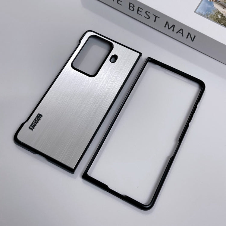 For Honor Magic Vs3 PC Hybrid Aluminum Alloy Brushed Shockproof Phone Case