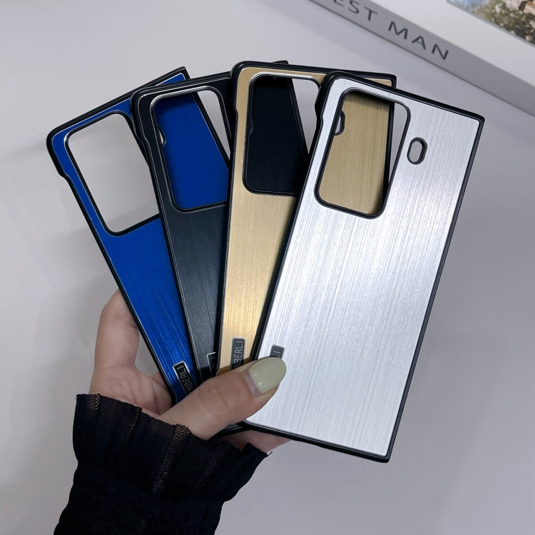 For Honor Magic Vs3 PC Hybrid Aluminum Alloy Brushed Shockproof Phone Case