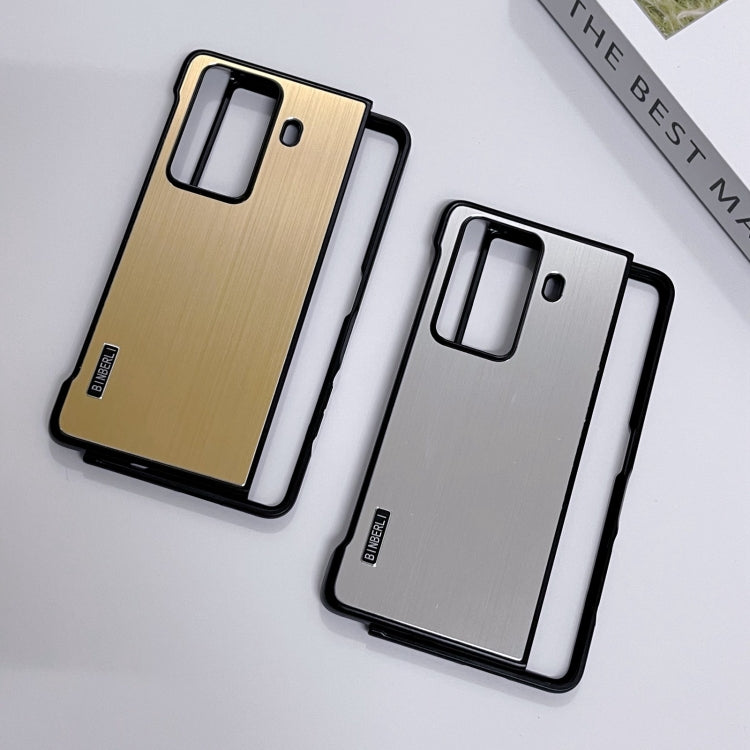 For Honor Magic Vs3 PC Hybrid Aluminum Alloy Brushed Shockproof Phone Case