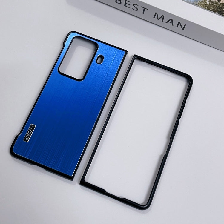 For Honor Magic Vs3 PC Hybrid Aluminum Alloy Brushed Shockproof Phone Case