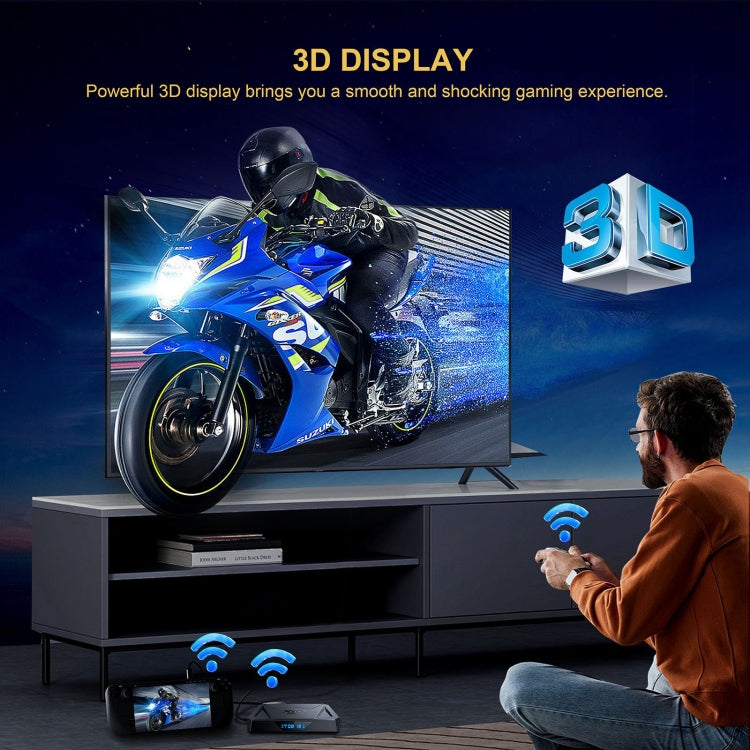 X96Q Pro+ Cortex-A55 Android 14 Octa-core CPU 4K HD Internet Set-top Box, RAM:4GB+32GB