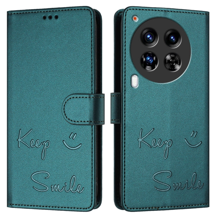 For Tecno Camon 30 Premier 5G Smile Embossing RFID Leather Phone Case