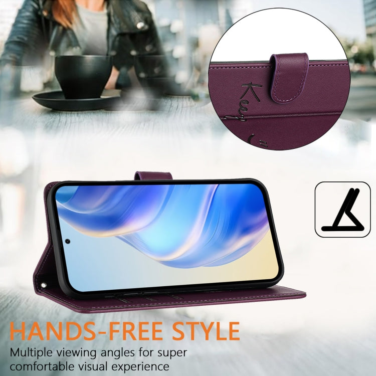 For Tecno Camon 19 Smile Embossing RFID Leather Phone Case