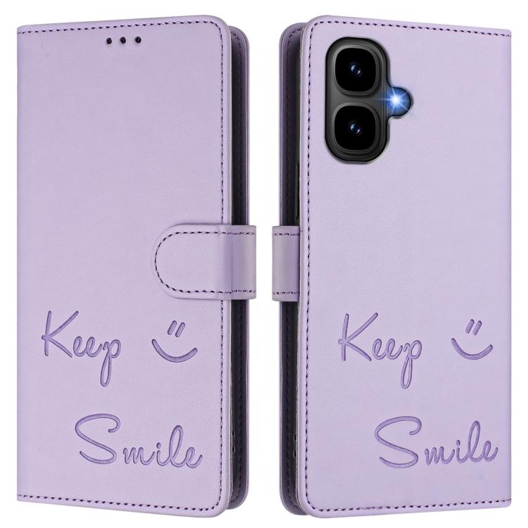 For Tecno Pop 10 / Infinix Smart 10 4G Smile Embossing RFID Leather Phone Case