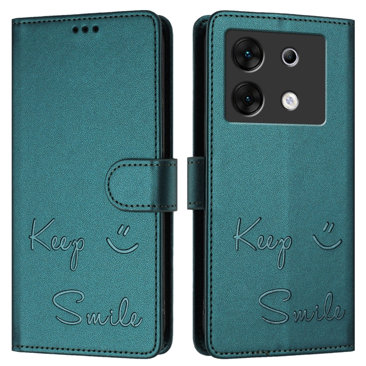 For Infinix Zero 30 5G Smile Embossing RFID Leather Phone Case