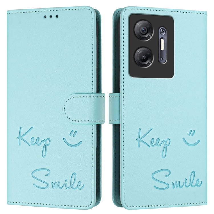 For Infinix Hot 30 5G Smile Embossing RFID Leather Phone Case