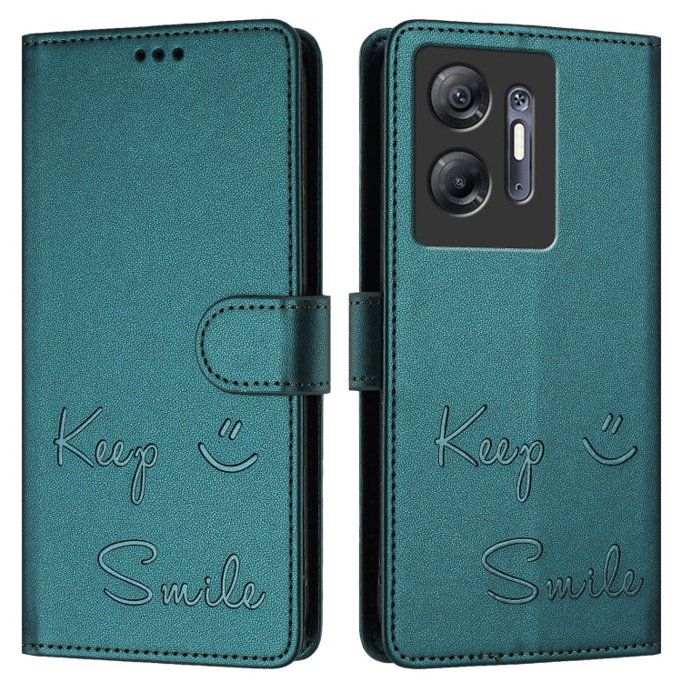 For Infinix Hot 30 5G Smile Embossing RFID Leather Phone Case