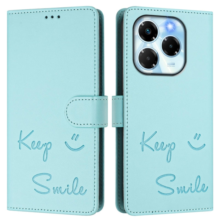 For Infinix Note 40X 5G Smile Embossing RFID Leather Phone Case