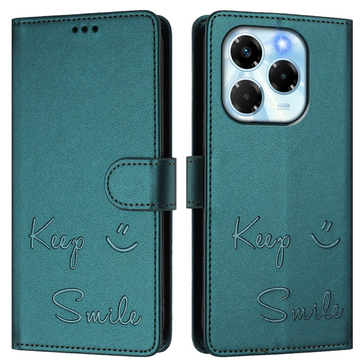 For Infinix Note 40X 5G Smile Embossing RFID Leather Phone Case