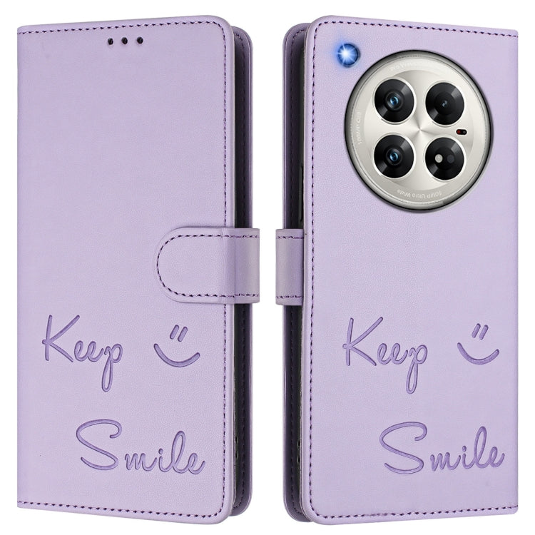 For Infinix Zero 40 4G / 5G Smile Embossing RFID Leather Phone Case