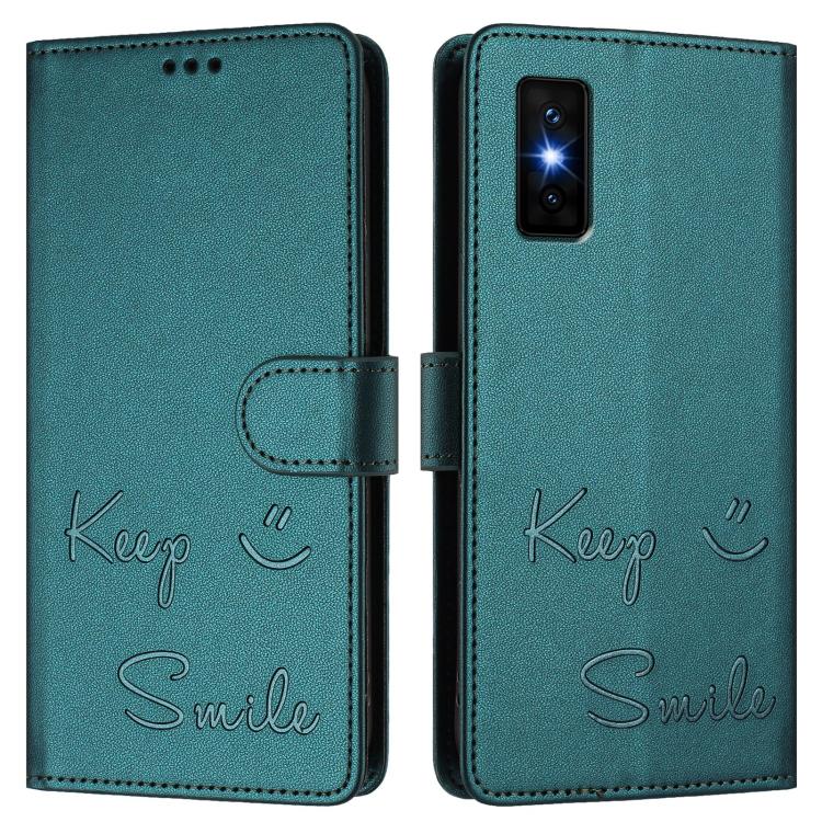 For Infinix GT 30 Pro Smile Embossing RFID Leather Phone Case